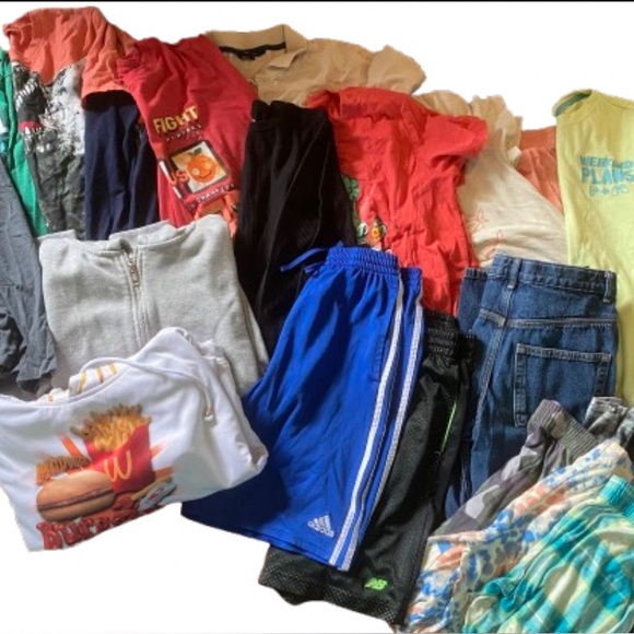 21 pieces mixed boys clothing size XL 14-16 Please Read - Picture 1 of 5